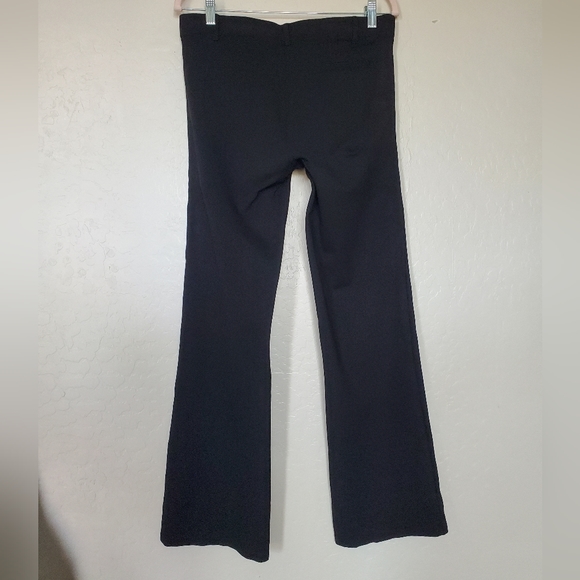 Betabrand Black Straight Leg Dress Yoga Pull On Pants Women's Size Large - Picture 2 of 7